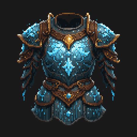 palettized-0131-4200121885-pixel art, cartoon illustration, water mage robe armor breastplate, simple black background, game icon _lora_game_icon_diablo_st.png